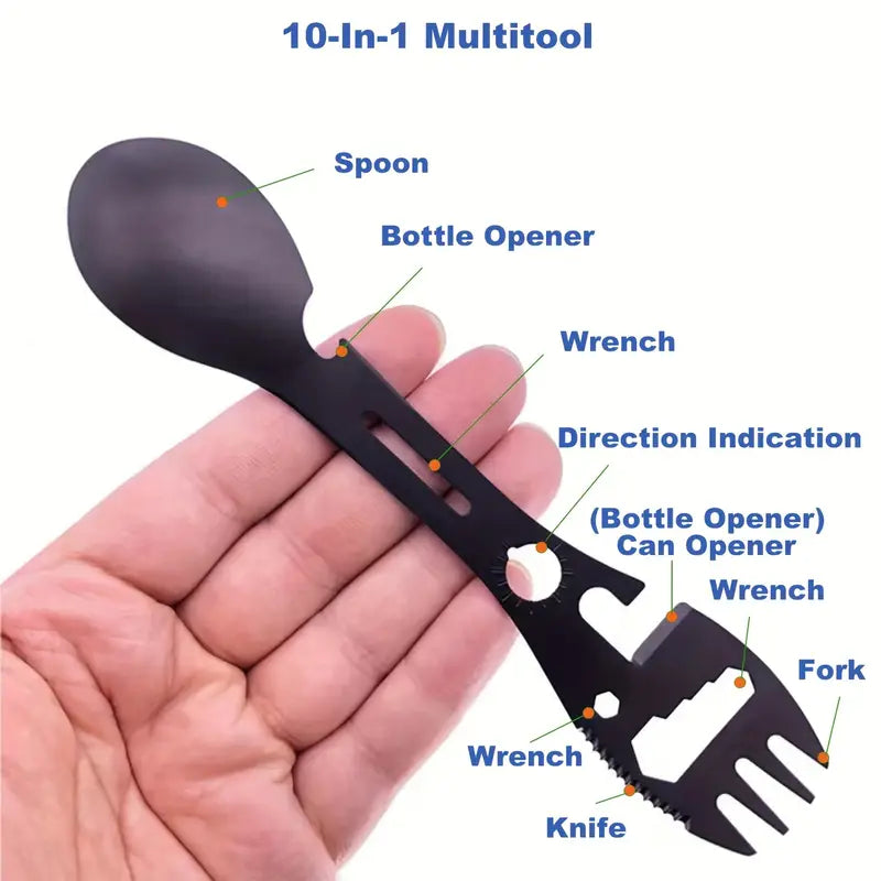 10-in-1 Stainless Steel Spork