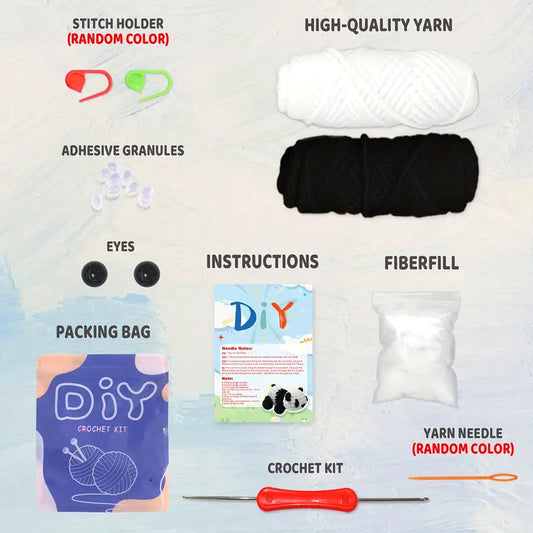 Beginner Panda Crochet Kit