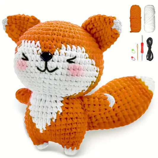 Beginner Fox Crochet Kit