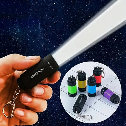 USB Rechargeable Flashlight Keychain