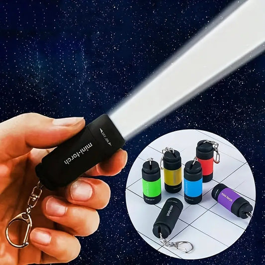 USB Rechargeable Flashlight Keychain