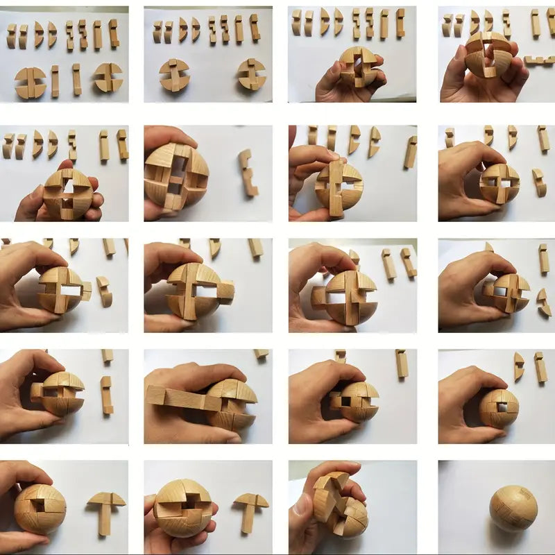 Chinese Wooden Puzzle Ball