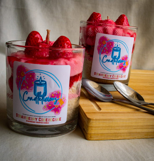 Scented Candle - Strawberry Cheescake