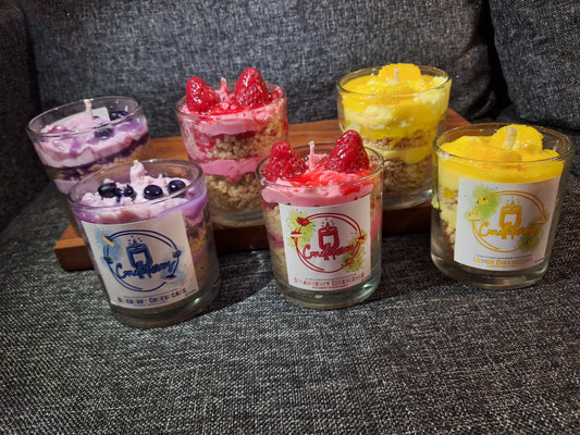 Scented Candle - Cheesecake Trio